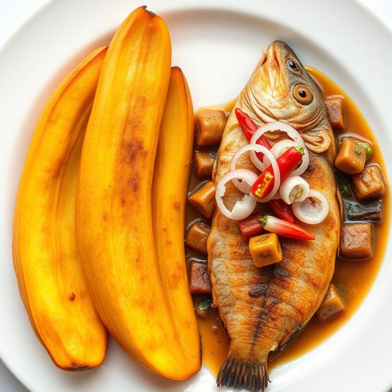 Alloco + Poisson Braisé